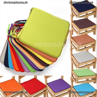 <Zh-new>Cushion Office Chair Garden Indoor Dining Seat Pad Tie On Square Foam Patio UK (1)