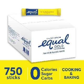 Equal Gold No Calorie Sweetener 750 Sticks