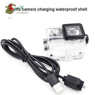 AYW♦ Camera Accessories Waterproof Case With USB Cable Charger Cover for SJCAM Sj4000 Sj7000 Sj9000