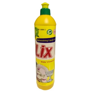 (Thailand) Lix 2 in1 Dishwashing Liquid with Vitamin E. 400 Grams.