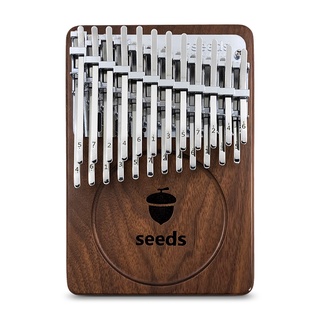 【Double keys】24 keys seeds kalimba Walnut wood Thumb Piano Acoustic Finger Piano Music Instrument (1)