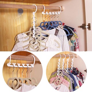 Closet Organizer Space Saver Magic Hanger Rack Clothes Hook COD