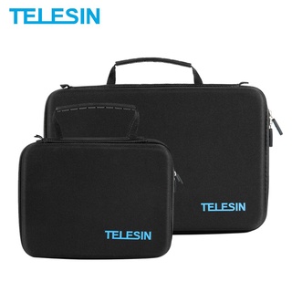 TELESIN M/L Size Portable Carry Storage Bag for GoPro Hero 10 9 8 7 6 5 4 SJCAM SJ4000 For insta360 XiaoYi 4K+ Camera Handle Bag