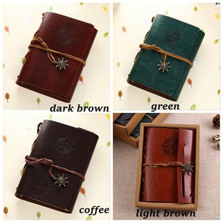 Vintage Classic Leather Journal Travel Notepad Blank Diary (1)