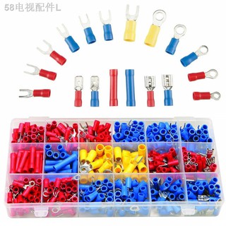 ☃300pcs Terminals Connector PVC Assorted Insulated Electrical Wire Cable Terminal Crimp Connector Se