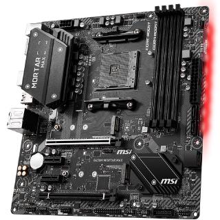 MSI B450M MORTAR MAX Motherboard MATX, AM4, DDR4, LAN, USB 3.2 Gen2, TYPE-C, Mystic Light Sync, HDMI, Display Port, AMD RYZEN *Generation and *Third Generation (2)