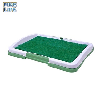 [8.16] 3 Layers Large Dog Pet Potty Training Pee Pad Mat Puppy Tray Grass Toilet Simulation Lawn For Indoor Potty Training