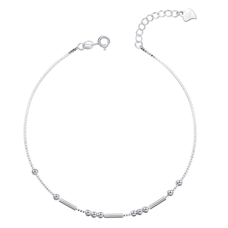 【 Local delivery】Silver Kingdom Italy 925 Silver A22 Korean Fashion Jewelry Accessory Anklet AS9G (1)