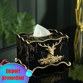 ♨❁High-end creative decorative tissue box ornaments ceramic Nordic American facial paper napkin tray