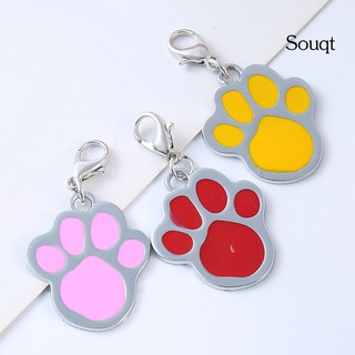 Paw Dog Puppy Cat Anti-Lost ID Name Tags Collar Pendant Charm Pet Accessories (9)