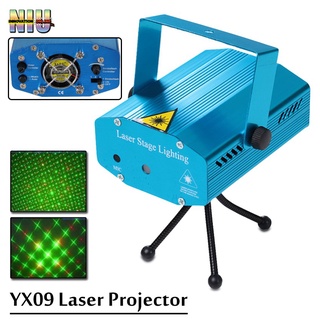 ♣YX09 Mini LED Red & Green Laser Projector with Tripod