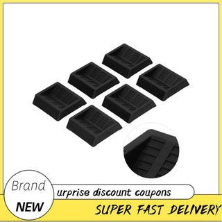 Freemarket 6PCS Furniture Cups Bed Stoppers Rubber Caster Coasters For G