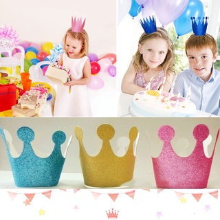 ✤Happy birthday hat Glitter Crown Topper Party Favor Decoration