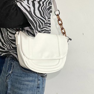 ≙✆Cheng Tooth Bag 2021 New Tide Wide Shoulder Strap Small Square Bag Acrylic Chain Shoulder Bag Wome