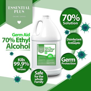 Essential Plus Ethyl 70% 3.2Liters Alcohol Sanitize Disinfect