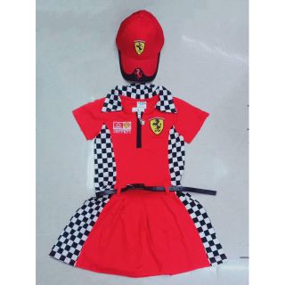 Ferrari Racing Dress Costume for Kids
