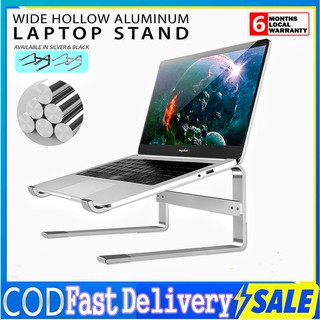 Sturdy Hollow Style Aluminum Alloy Laptop Stand Raised Base Computer Cooling Frame Laptop Holder