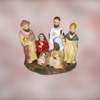 Belen Nativity Christmas Set Holy Family Nativity Scene (Mini Figurine) (8)