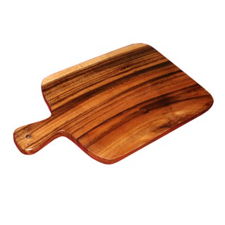 SANDERWOOD Wooden Chopping Board w/ 4 inches Handle 0.75x10x16 inches Lacquer Finish