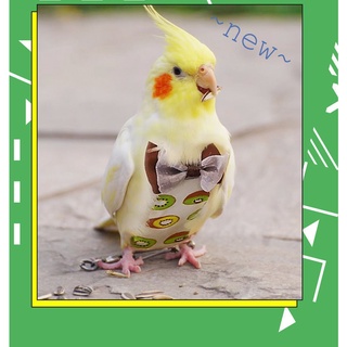 【Pety Pet】Bird Parrot Diaper Cockatiel Pigeons Medium Large Pet Birds Flight Suit Clothes Pet Birds Feces Pocket