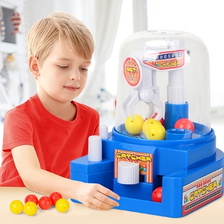 Child Candy Grabber Doll Claw Toy Mini Arcade Claw Machine Toy Catcher Color Ball Board Game RC
