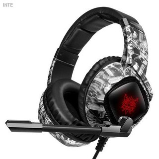 ONIKUMA K19 camouflage color headphones RGB mobile computer to eat chicken game