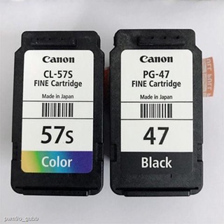 ❃㍿Genuine Canon Printer Canon pg-47 cl-57 ink cartridge E400 410 417 460 470 477 480 printer Canon