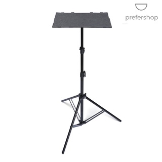 P&S T160 Projector Tripod Stand Foldable Laptop Tripod Projector Bracket with Tripod Tray Multifunctional DJ Racks Projector Stand with Adjustable Height Perfect for Office Home Stage DVD Video Player Holder