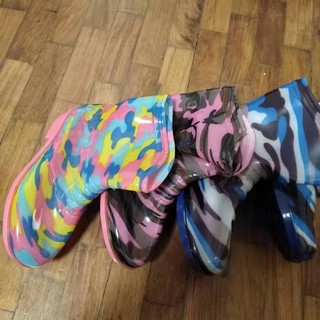 bota KIDS rain boots for ladies floral printed cod 1088 (1)