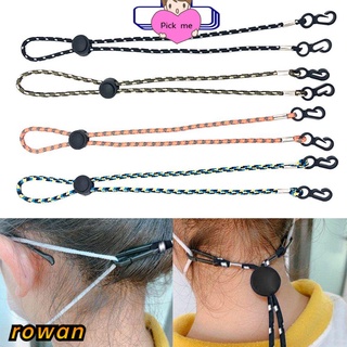 ROW Fashion Face protection Lanyards Durable Protect Ears Mobile Phone Straps Anti-lost Polyester Lightweight Hanging Extender Adjustable Facial protection Holder