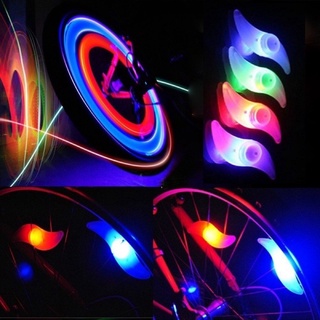 【New product】☬【UNI ACE】Safety Bright Bike Cycling Car Wheel Tire Tyre LED Spoke Light Lamp (8)
