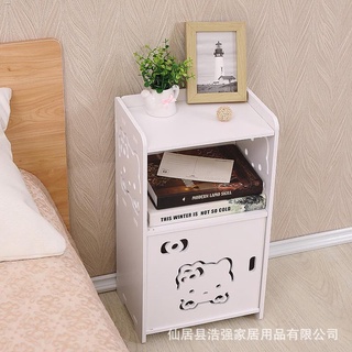 Furniture✻Boston home DIY HelloKitty bedroom bedside cabinet small cabinet wood