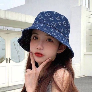 【Single lady】 LV bucket hat Ready stock korean hat fashion outdoor travel beach hat sun-pro Unisex