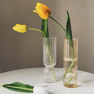 Ins Glass Vase Hydroponic Plants Flower Glass Pot Creative Tabletop Terrarium Photo Props Home Decoration