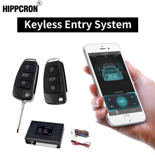 Universal Car Alarm Systems Auto Remote Central Kit Door Lock Keyless APP With Remote Contr Entry Sy