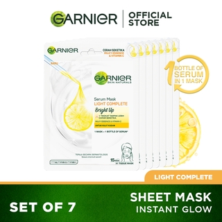 Garnier Serum Face Mask Bundle of 7 - Skin Care Set (3)