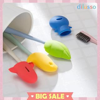 Cartoon Silicone Toothbrush Head Cover Cap Portable Travel Brush Protector