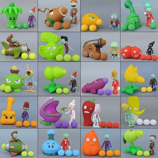 48 styles New Popular Game PVZ Plants vs Zombies Peashooter PVC Action Figure Model Toys Birthday Gift For Kids