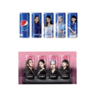 BLACKPINK x Pepsi SET BLUE and PINK (4 MEMBERS) OT4