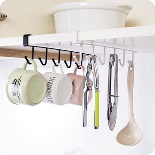 Kitchen Storage Rack Cupboard Hanging Hook Shelf Dish Hanger