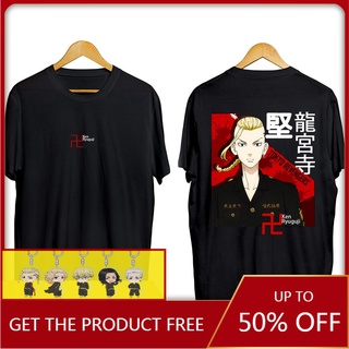 Tokyo Revengers Ken Ryuguji Draken T-Shirt Short Sleeve Anime Casual Tops Streetwear Tee Shirt Plus Size Unisex
