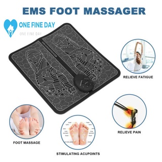 【COD】EMS Pulse Foot Massager USB Rechargeable Foot Machine Foot Pad Massage Massage Foot Smart A0A2