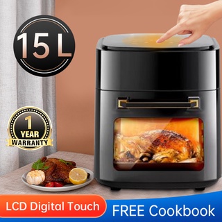 Air fryer 6.5L 15L alrge oil -free chip machine bake grill fried Microwave household multi-function