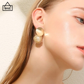 Stud Earrings Simple Geometric Earrings Woven Pearl Ball