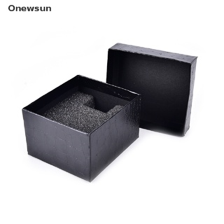 [Onewsun] Black PU Noble Durable Present Box Case For Bracelet Jewelry Watch (4)