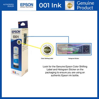 Epson 001 CYAN Ink Original Brand New for L4150 L4160 L6160 L6170 L6190 L14150 Code C13T03Y200 (2)