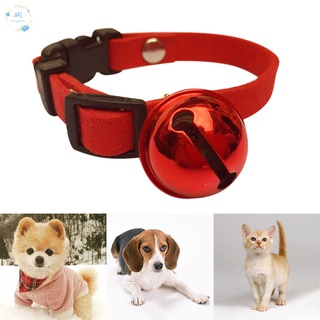 Cat Dog Leash Collar With Big Bell Puppy Necklace Collars for Cats Dogs Pet Supplies