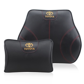 Toyota CROSS RAV4 CAMRY WISH ALTIS VIOS Toyota Car Headrest Genuine Leather Neck Pillow