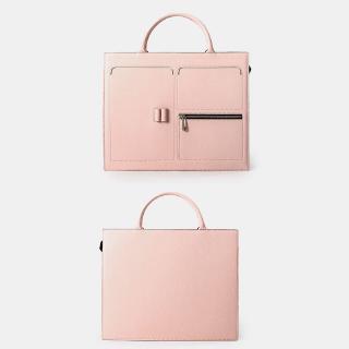 Women Multifunction Handbag Solid 13.3 Inch Laptop Briefcase Crossbody Bag CWRB (9)