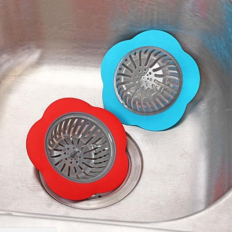 Sink Strainer Filter for Hair Kitchen Accessories,Sink Flower Shaped Strainer